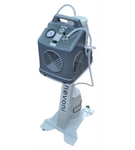 Aspirador Cirúrgico A Vácuo Com 02 Frascos de 3,25 Litros Cada Com Pedestal 1001PO-PE2 - Nevoni