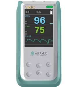 Oxímetro VIRTO (Com Bateria Recarregável) Sensor Adulto - Alfamed